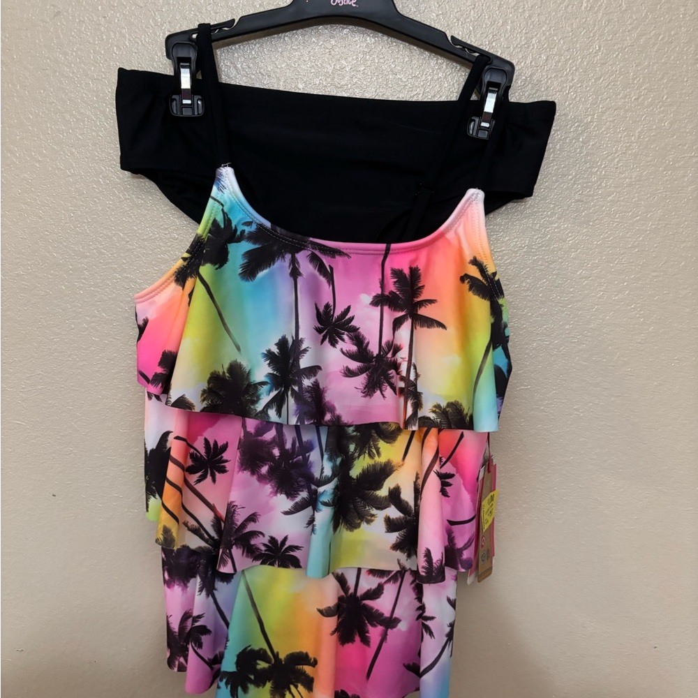Girls two piece, basic cupcake tankI I